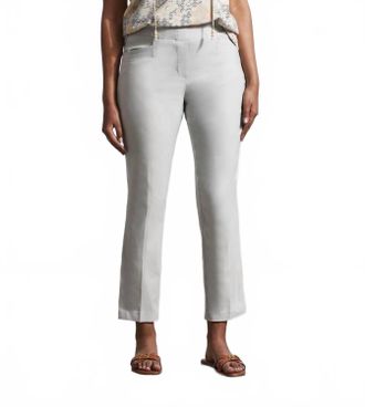 Tribal Womens Flatten It Ankle Pant In Green