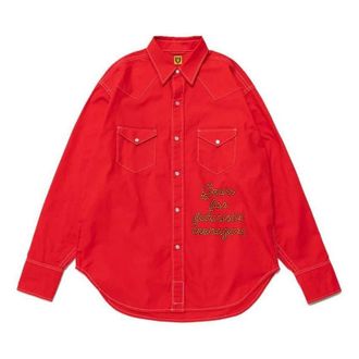 Human Made Western Shirt Red HM25SH008