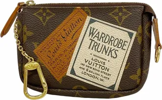 Louis Vuitton Brown Pouch (Pre-Owned)