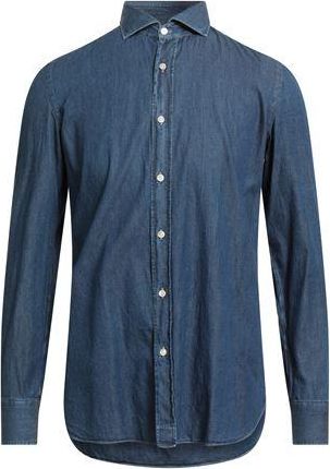 LUIGI BORRELLI NAPOLI CAMISETAS Y TOPS - Camisas vaqueras en YOOX.COM