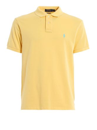 Polo Ralph Lauren Yellow slim polo shirt