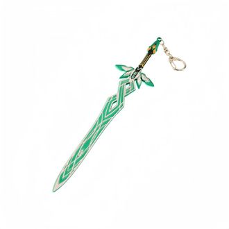 Generic 1pc Honkai: Star Rail Game peripheral weapons Model Keychain firefly with Display Stand for Anime fans (STYLE 1)