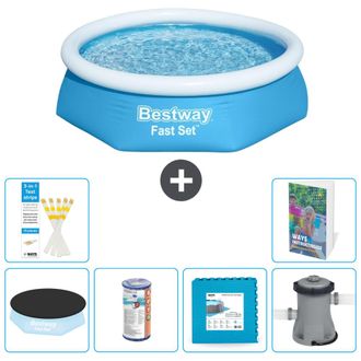 Bestway Piscina Bestway Fast Set Redonda - 244x61 Cm - 7-piezas S146
