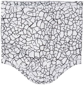 Oakley Mens Neck Gaiter, White Crackle Print, One Size