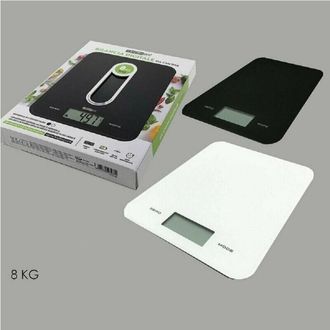 Trade Shop Trade Shop - Balanza Digital De Cocina A Pilas 8kg Pantalla Lcd 2 Colores 580002