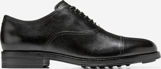 Cole Haan Mens Ledley Grand Cap Toe Oxfords - Black Size 10.5