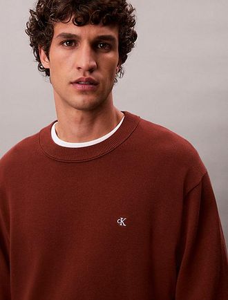 Calvin Klein JEANS Relaxed Katoenen Trui Met