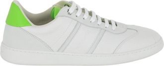 Ferragamo Achille 1 Leather Low-Top Sneakers