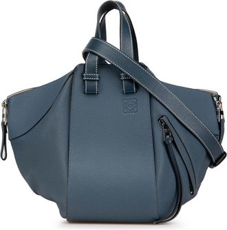 Loewe Pre-owned Womens Gate Top Handle Calfskin Leather Bag - Blue - One Size