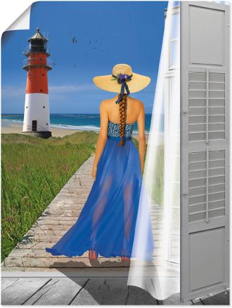 Artland Wandbild »Urlaub am Meer« Frau 1 Stk. tlg. als Poster, Wandaufkleber in verschied. Grössen