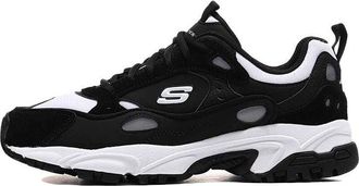 Skechers Stamina low Running Shoes Black/White 666058-BKW