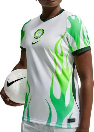 Nike (WMNS) Nike Nigeria 2026 Stadium Away Dri-FIT Replica Jersey White Green Glow Black IB4583-100