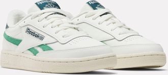 Reebok Classic Sneaker REEBOK CLASSIC CLUB C REVENGE, Damen, Gr. 37,5, chalk, upgradegr&uuml;n, vintagechalk, Leder, Synthetik, Textil, Schuhe Sneaker