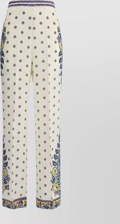 Etro silk wide-leg trousers