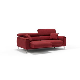 Divani.Store Sof&aacute; con asientos deslizantes impermeable 199 cm rojo