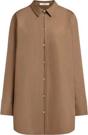 12 Storeez Blouse met knopen - Bruin