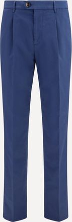 Brunello Cucinelli Pantaloni chino in misto cotone Man 56