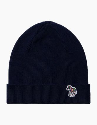Paul Smith Mens Paul Smith Beanie Hat Navy - Size: 1 size