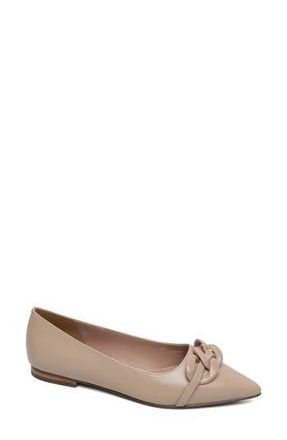 Linea Paolo Nora Pointed Toe Flat in Nude at Nordstrom Rack, Size 7.5