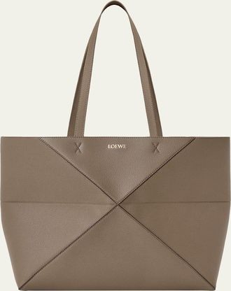Loewe Puzzle Fold Tote Bag in Leather