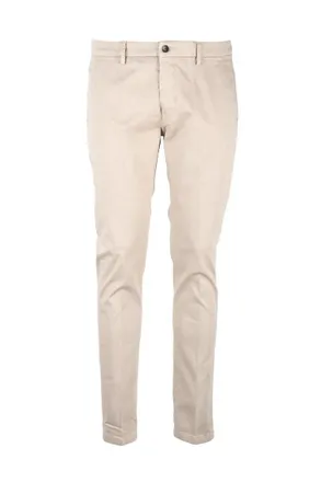 Yan Simmon Yan Simmon Cotton Stretch Trousers - Beige