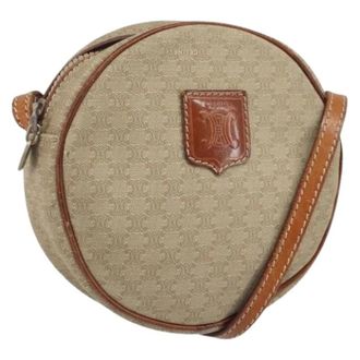 Celine Pre-owned Cross Body Bags, female, Beige, Size: ONE SIZE Pre-owned Plastic Cross Body Bag