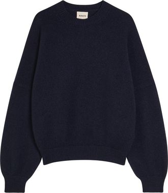 Khaite Margaux Cashmere Jumper - Navy - S (UK8-10 / S)