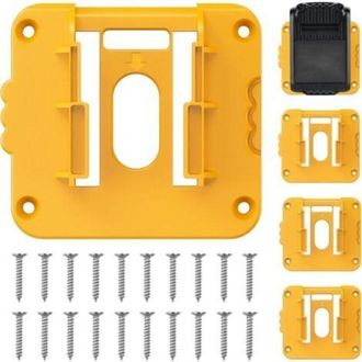 OEM Soportes Para Bater&iacute;as De 5 Piezas Para Bater&iacute;as Dewalt De 20 V, Organizador De Bater&iacute;as De Montaje En Pared, Estante De Almacenamiento