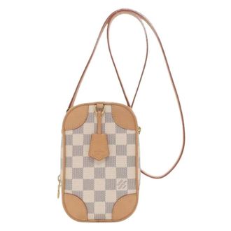 Louis Vuitton Pre-owned Cross Body Bags, female, White, Size: ONE SIZE Pre-owned Damier Azur Shoulder Bag