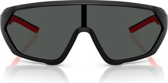 Ferrari 36mm Pillow Sunglasses in Black at Nordstrom