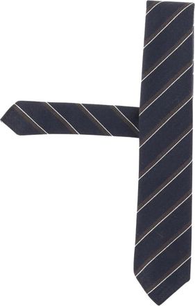 HUGO BOSS Cravatta Woln con motivo stampato - - Accessories - Uomo - Blu - ONE SIZE