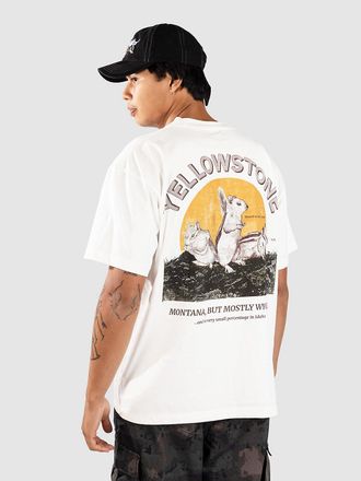 Dravus Yellowstone Boxy T-Shirt bianco