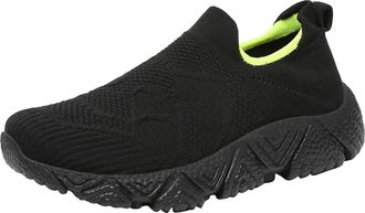 Generic Mens Sneaker Slip On, Boat Shoes Chunky Soles Sports Shoe Low-Top Running Shoes Slip-Resistant Walking Trainers Lightweight Breathable Casual Trainer 