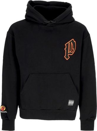 PROPAGANDA Zwarte hoodie met geborduurd logo - Heren - Hoodies - Zwart - L - Katoen - Hoodies & sweatvesten