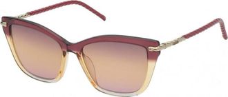 Tous Womens STOB87-540GFP STOB87 54 540GFP Sunglasses - Dark Red - One Size