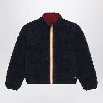 K-Way Pascal Reversible Sherpa Jacket Blue/Red