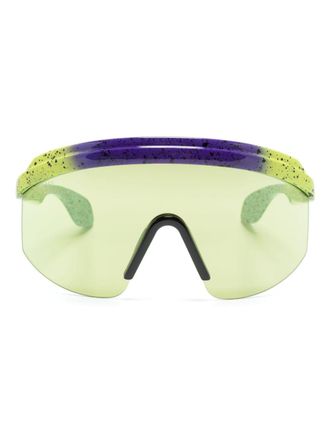 Gucci Occhiali da sole oversize - Verde