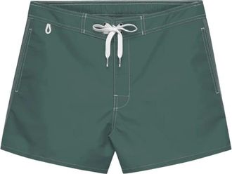 Sundek Boxer Zwembroek met Regenboog op de Achterkant - Heren - Strandmode - Groen - L - Badmode