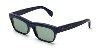 Marni Angdoa Deep Blue 8JC Mens Sunglasses Blue Size 55