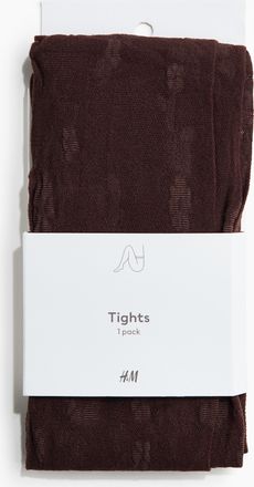 H&M Lace tights - Brown