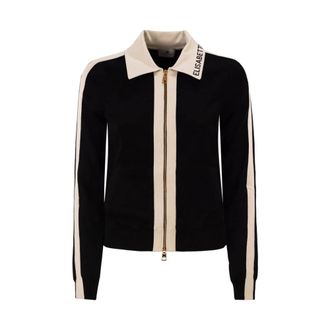 Elisabetta Franchi unisex, Truien, Zwart, Maat: S Viscose