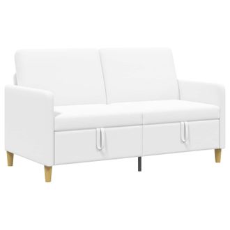 vidaXL Divano Con Storage Bianco 152 X 78 X 87 Cm Poliestere Vidaxl