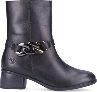 Remonte Enkel laarzen - Dames - Enkellaarsjes - Zwart - 37 EU - Leer - Schoenen