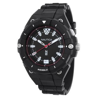 Nautica Coronado Bay Quartz Black Dial Mens Watch NAPCNS503