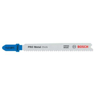 Bosch 25 Hojas De Sierra De Calar Pro Metal Thick T121bfc (para Chapas De Acero, Chapa De Acero, Longitud 92 Mm, Sierra De Calar Profesional) - Bosch