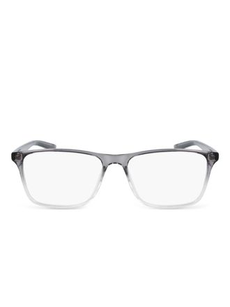 Nike 7125 rectangle-frame glasses - Grey