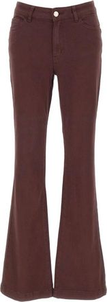 Elena Miro Jeans, Dames, Rood, S, Denim, Flared Jeans