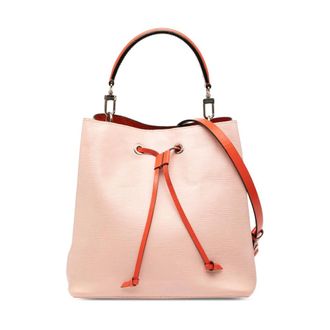 Louis Vuitton Pre-owned Bucket Bags, female, Pink, Size: ONE SIZE Pre-owned Leather Bucket Bag