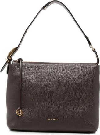 Etro Hobo M Schoudertas - Dames - Schoudertassen - Bruin - ONE Size - Tassen
