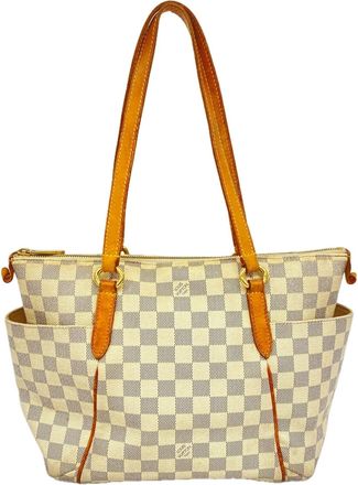 Louis Vuitton White Tote Bag (Pre-Owned)